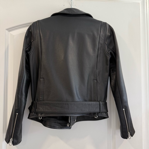 Madewell Black Leather Jacket - Picture 2 of 10